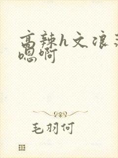 高辣h文浪荡嗯嗯啊