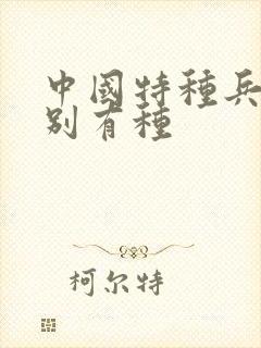 中国特种兵之特别有种封面