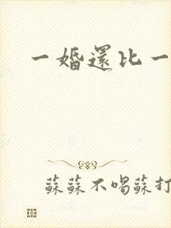 一婚还比一婚高