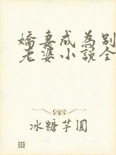 娇妻成为别人的老婆小说全文阅读免