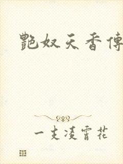 艳奴天香传封面