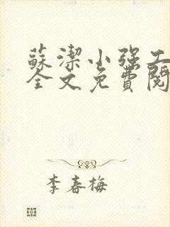 苏洁小强工地情全文免费阅读