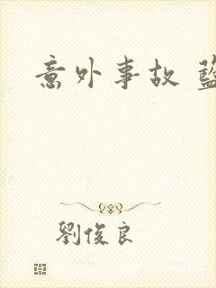 意外事故 蓝淋封面