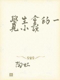 学生会的一己之见小说封面