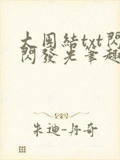 大团结txt闪闪发光笔趣阁封面