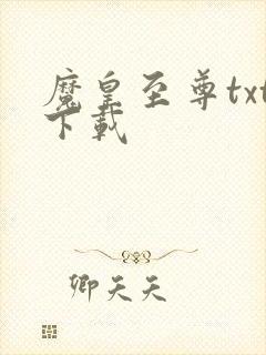 魔皇至尊txt下载