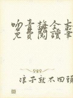 吻青梅全本小说免费阅读笔趣阁