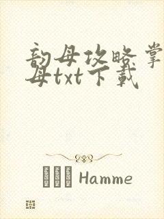 韵母攻略掌中美母txt下载