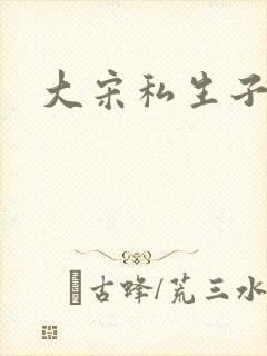 大宋私生子