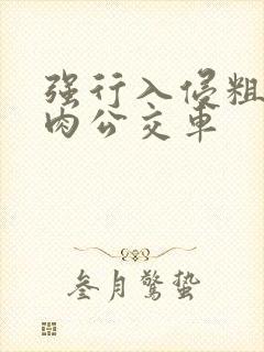 强行入侵粗暴h肉公交车