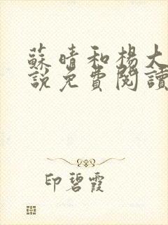 苏晴和杨大明小说免费阅读最新章节封面