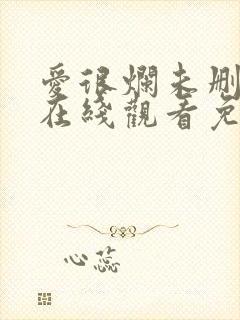 爱很烂未删减版在线观看免费完整版封面