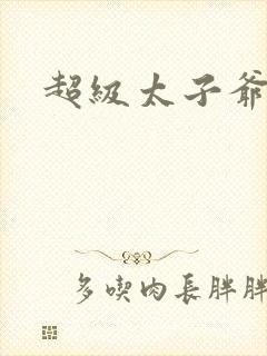 超级太子爷
