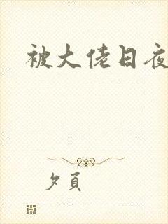 被大佬日夜封面