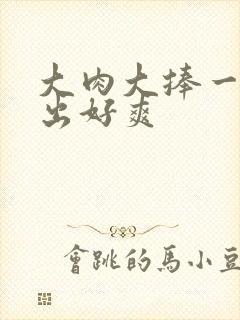 大肉大捧一进一出好爽