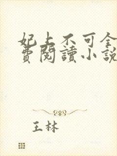 妃上不可全文免费阅读小说封面