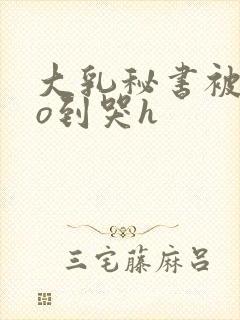 大乳秘书被cao到哭h