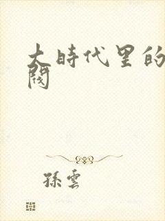 大时代里的小军阀