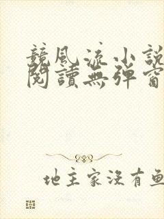 竞风流小说全文阅读无弹窗免费