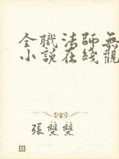 全职法师无删减小说在线观看