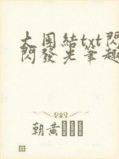 大团结txt闪闪发光笔趣阁