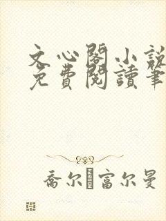 文心阁小说全文免费阅读笔趣阁封面