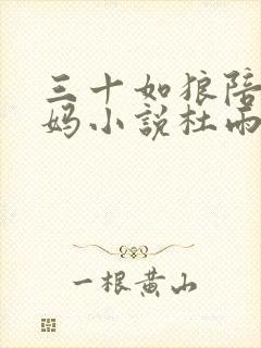 三十如狼陪读妈妈小说杜雨馨