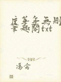 度华年无删减版笔趣阁txt封面