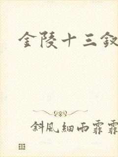 金陵十三钗原著
