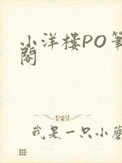 小洋楼PO笔趣阁