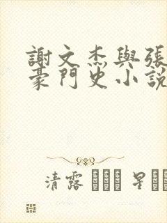 谢文杰与张咏梅豪门史小说在线阅读