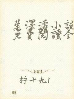 叶泽涛小说全文免费阅读全文