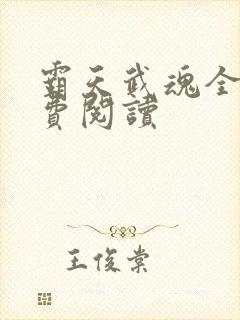 霸天武魂全本免费阅读