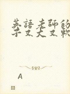 英语老师的小兔子又大又软封面