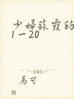 少妇苏霞的沉沦1一20