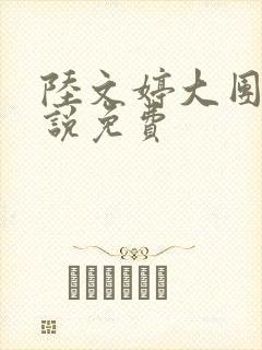 陆文婷大团圆小说免费
