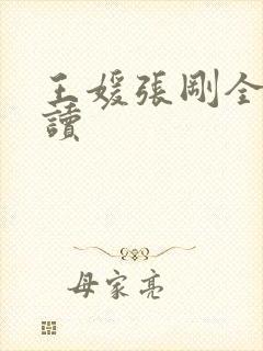 王媛张刚全文阅读封面