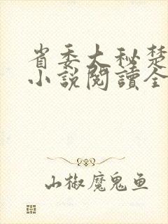 省委大秘楚东恒小说阅读全文