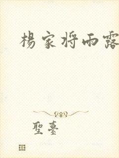 杨家将雨露均沾封面