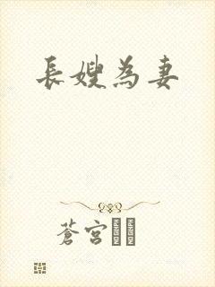 长嫂为妻封面