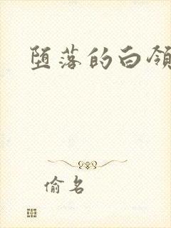 堕落的白领封面