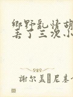 乡野乱情胡秀英丢了三次小说