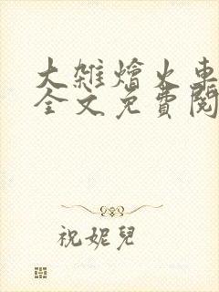 大杂烩火车小说全文免费阅读