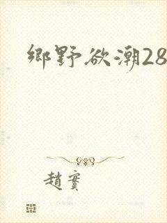 乡野欲潮28章