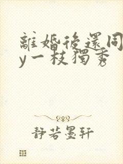 离婚后还同居by一枝独秀