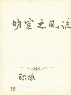 明宦之风流无边封面