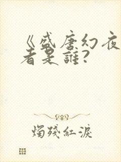 《盛唐幻夜》作者是谁?