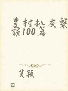 农村扒灰系列小说100篇封面