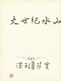 大世纪水山缘封面