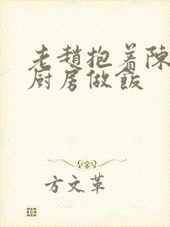 老赵抱着陈婷在厨房做饭